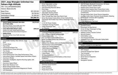 2021 Jeep Wrangler 4xe Unlimited Sahara High Altitude