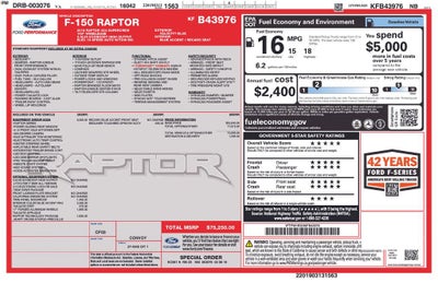 2019 Ford F-150 Raptor