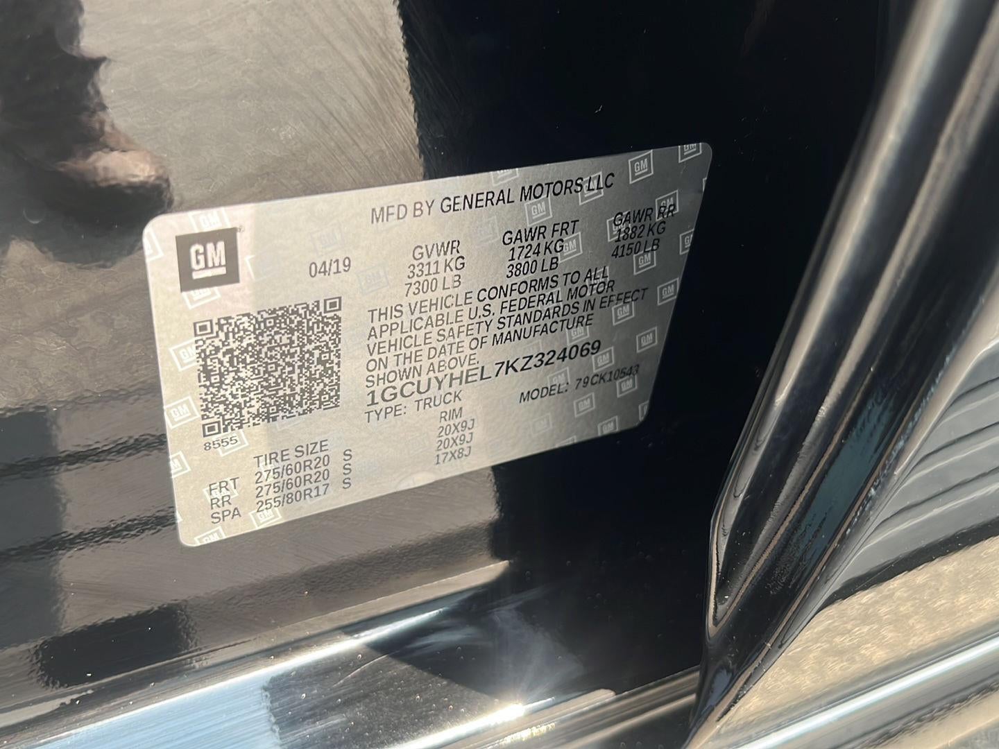 2019 Chevrolet Silverado 1500 High Country