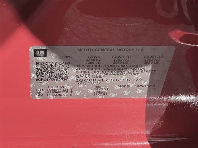 2018 Chevrolet Silverado 1500 LT