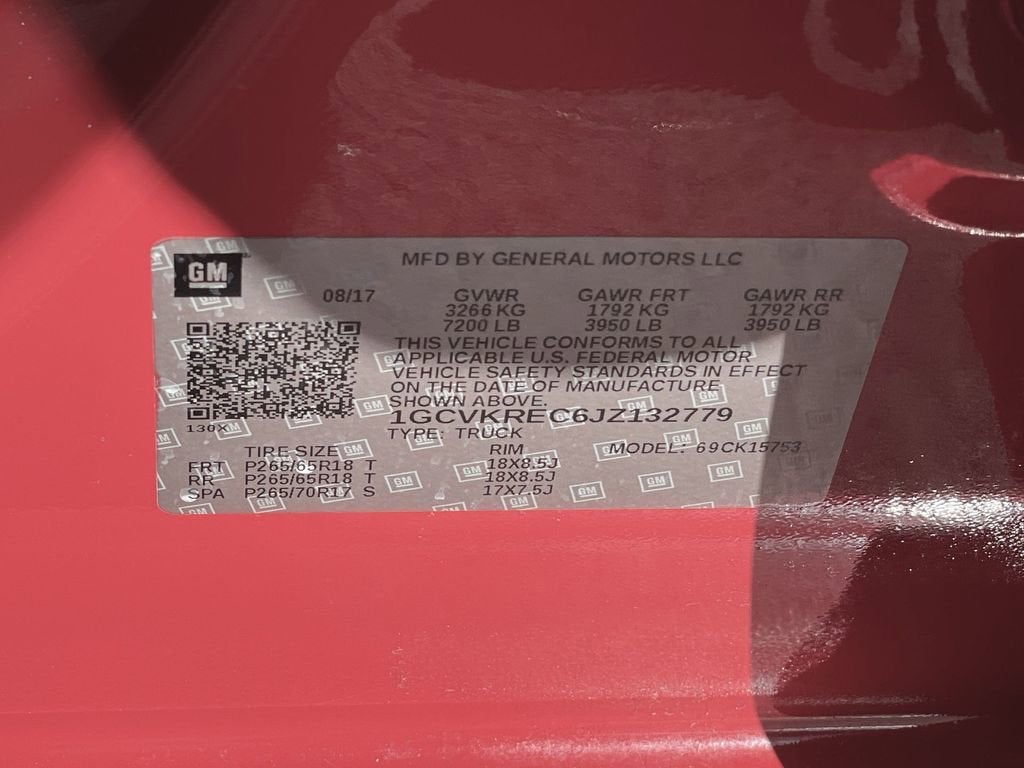 2018 Chevrolet Silverado 1500 LT