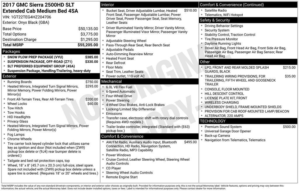 2017 GMC Sierra 2500 HD SLT