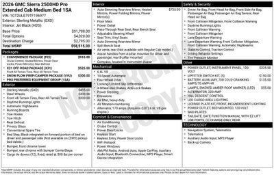 2026 GMC Sierra 2500 HD Pro