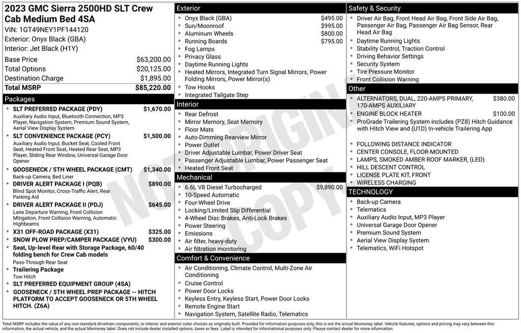 2023 GMC Sierra 2500 HD SLT