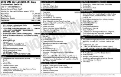 2025 GMC Sierra 2500 HD AT4