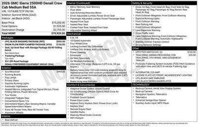 2026 GMC Sierra 2500 HD Denali