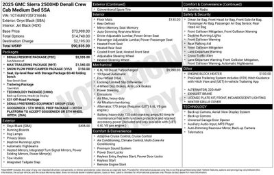 2025 GMC Sierra 2500 HD Denali