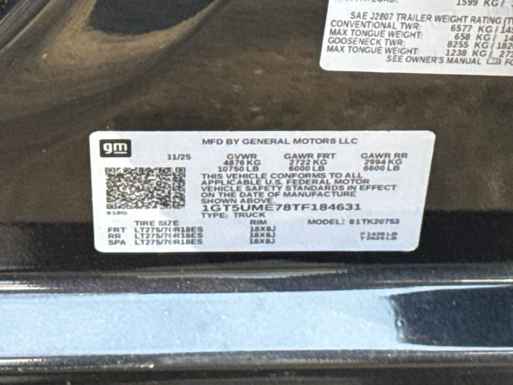 2026 GMC Sierra 2500 HD SLE