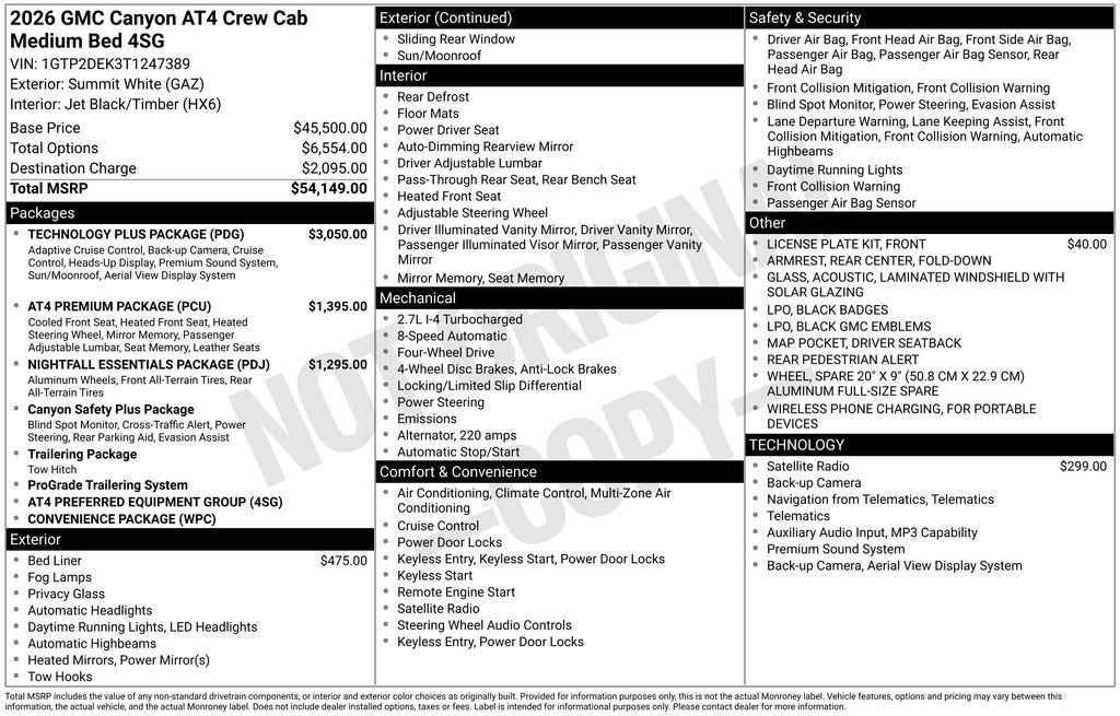 2026 GMC Canyon AT4