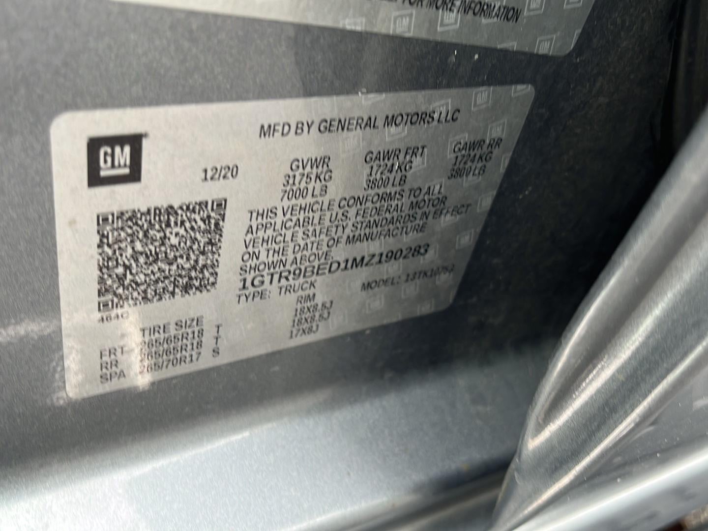 2021 GMC Sierra 1500 SLE