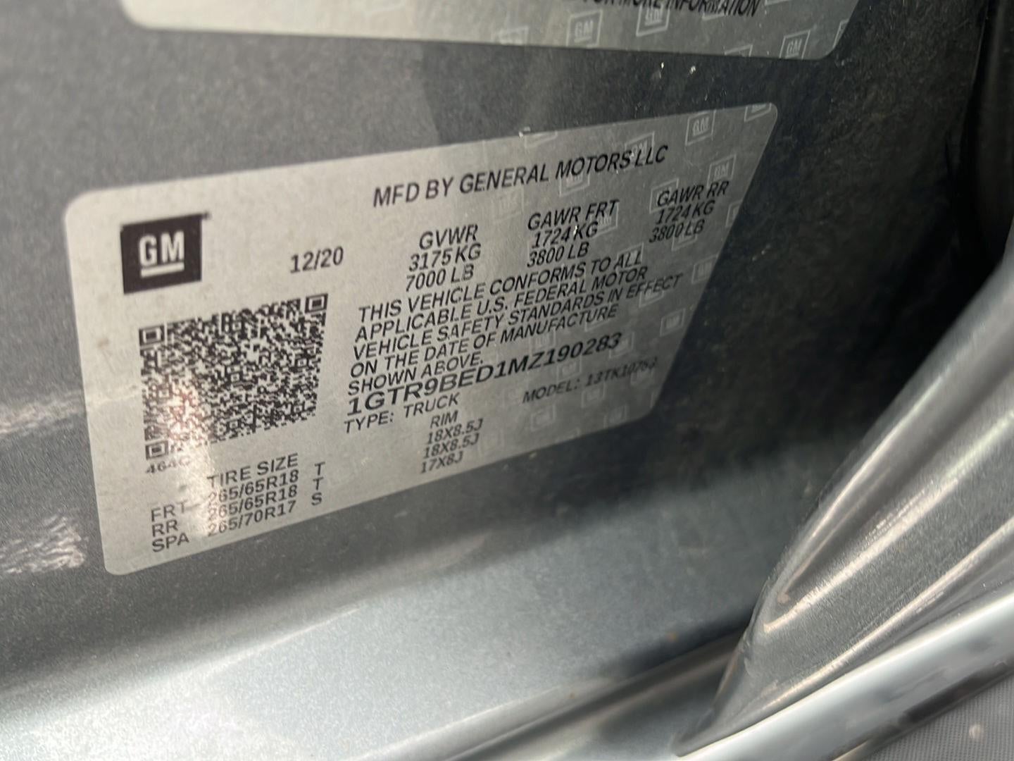 2021 GMC Sierra 1500 SLE