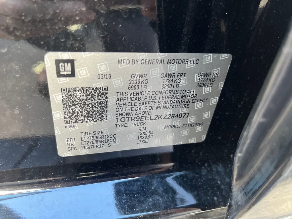 2019 GMC Sierra 1500 AT4