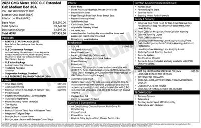 2023 GMC Sierra 1500 SLE