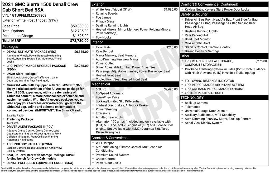 2021 GMC Sierra 1500 Denali