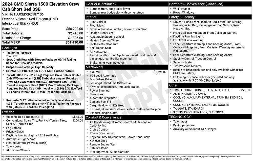 2024 GMC Sierra 1500 Elevation