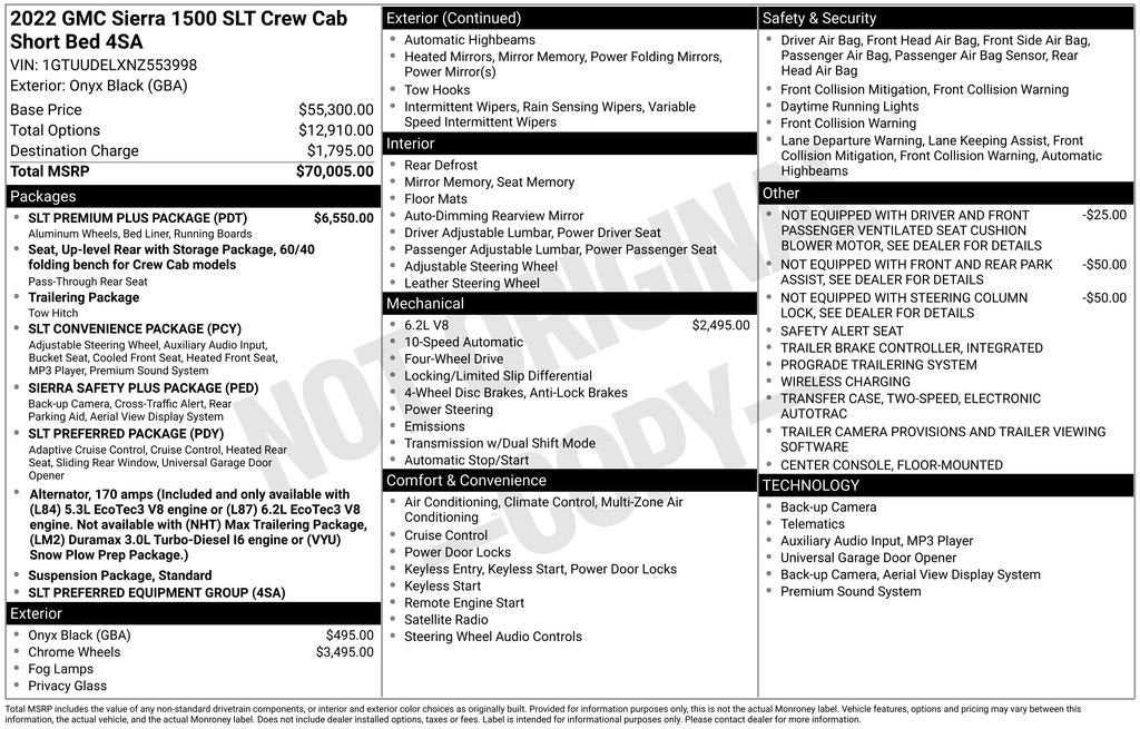 2022 GMC Sierra 1500 SLT