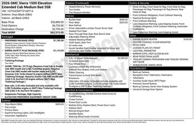 2026 GMC Sierra 1500 Elevation