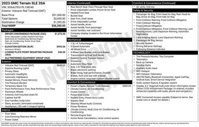 2023 GMC Terrain SLE