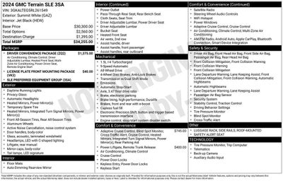 2024 GMC Terrain SLE