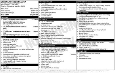 2022 GMC Terrain SLE