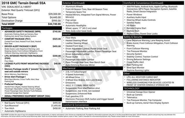 2018 GMC Terrain Denali