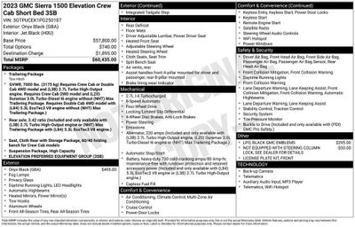 2023 GMC Sierra 1500 Elevation