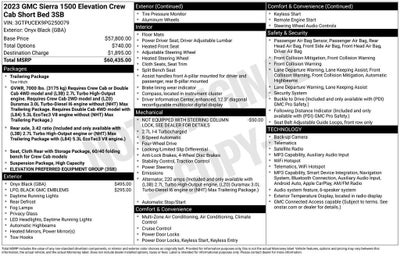 2023 GMC Sierra 1500 Elevation