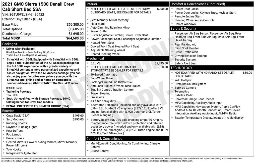 2021 GMC Sierra 1500 Denali