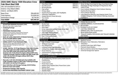 2026 GMC Sierra 1500 Elevation