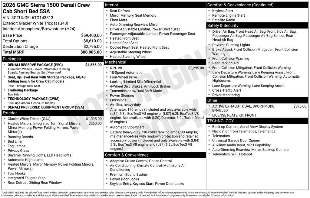 2026 GMC Sierra 1500 Denali