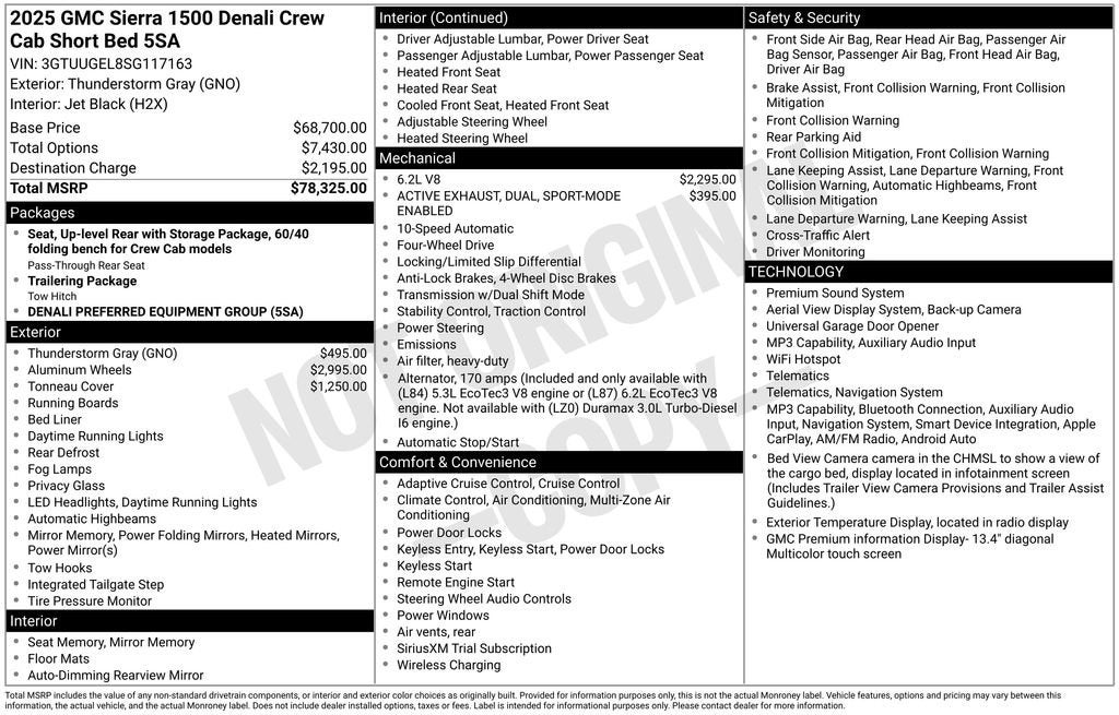 2025 GMC Sierra 1500 Denali