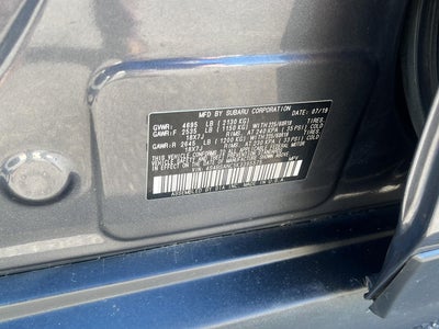 2019 Subaru Outback 2.5i Limited