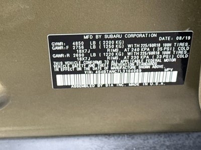 2020 Subaru Outback Limited