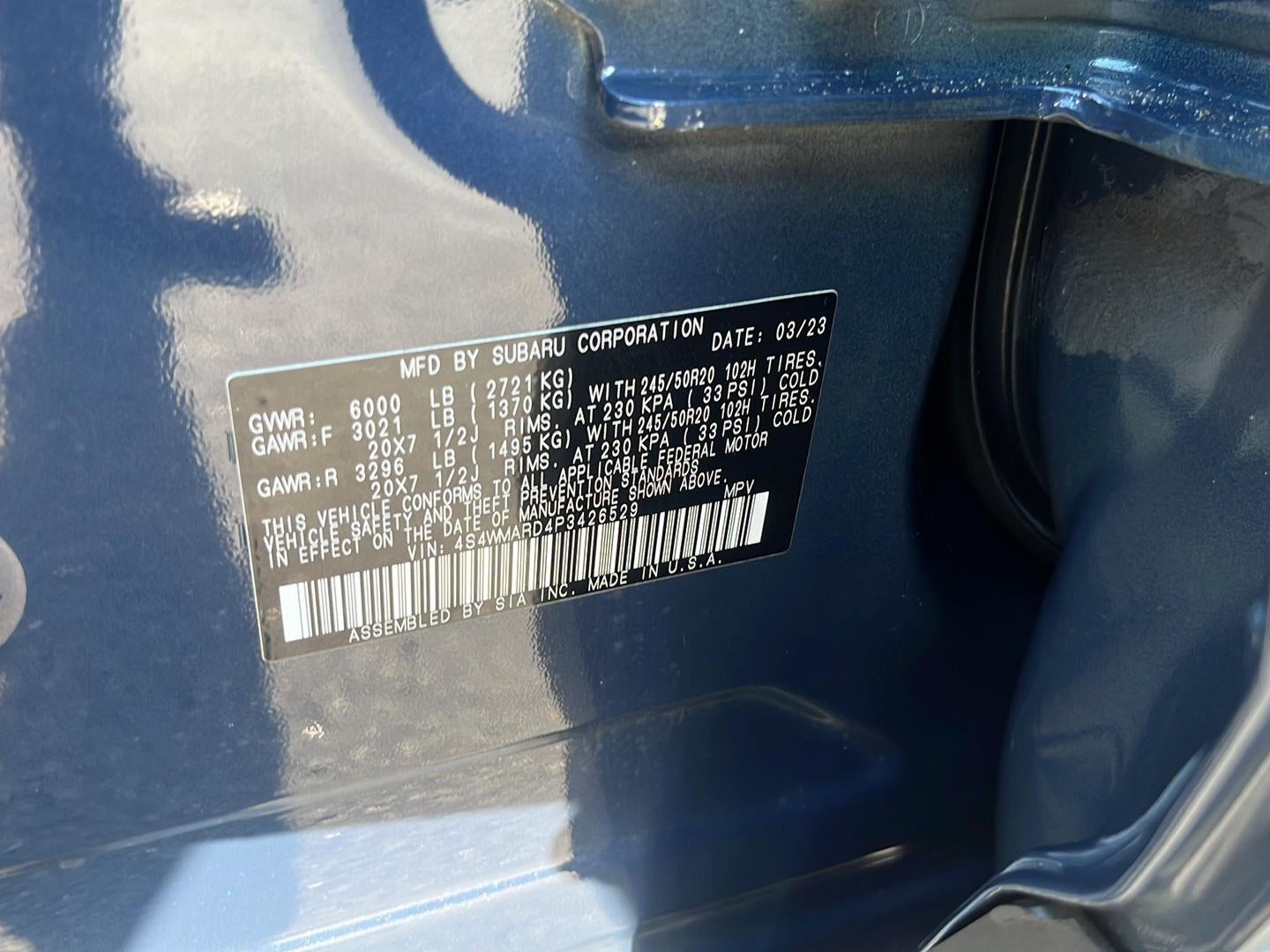 2023 Subaru Ascent Limited 8-Passenger