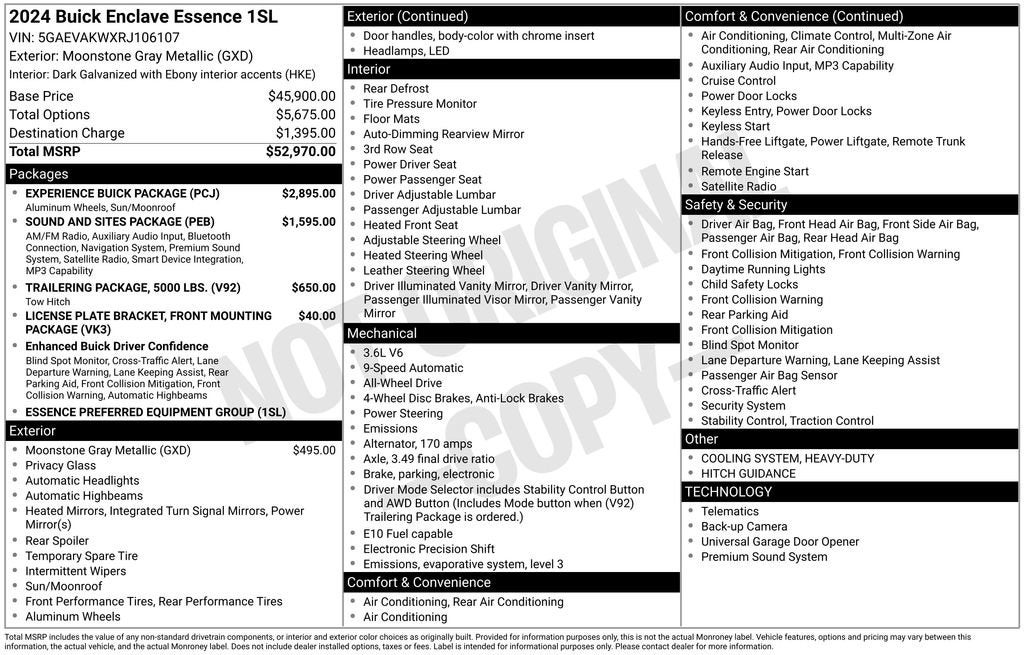 2024 Buick Enclave Essence