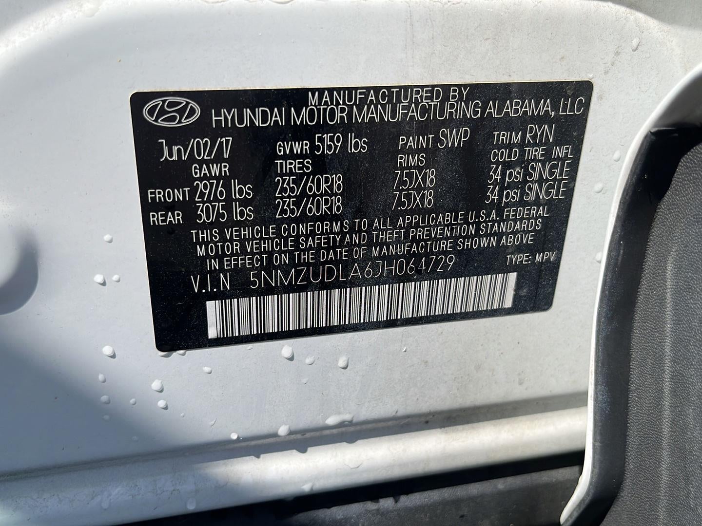 2018 Hyundai Santa Fe Sport 2.0T