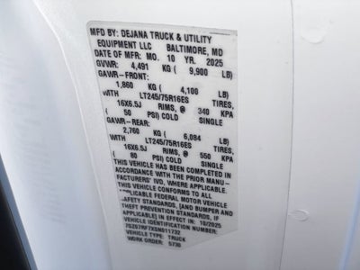 2025 GMC Savana Cutaway 3500 1WT