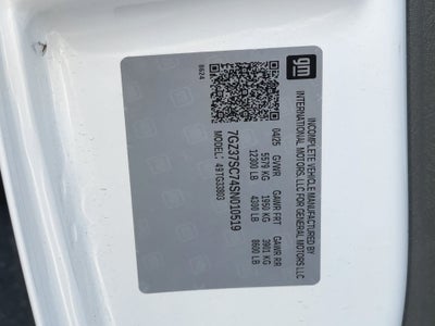 2025 GMC Savana Cutaway 3500 1WT