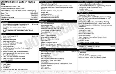2024 Buick Encore GX Sport Touring
