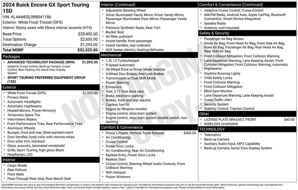 2024 Buick Encore GX Sport Touring