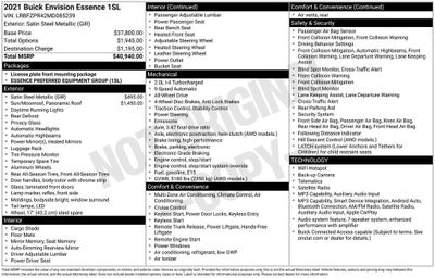 2021 Buick Envision Essence