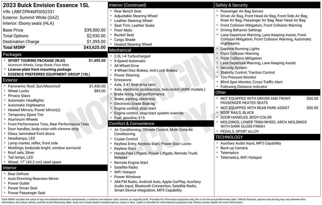 2023 Buick Envision Essence