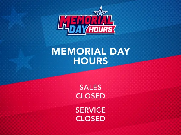Memorial Day Hours 