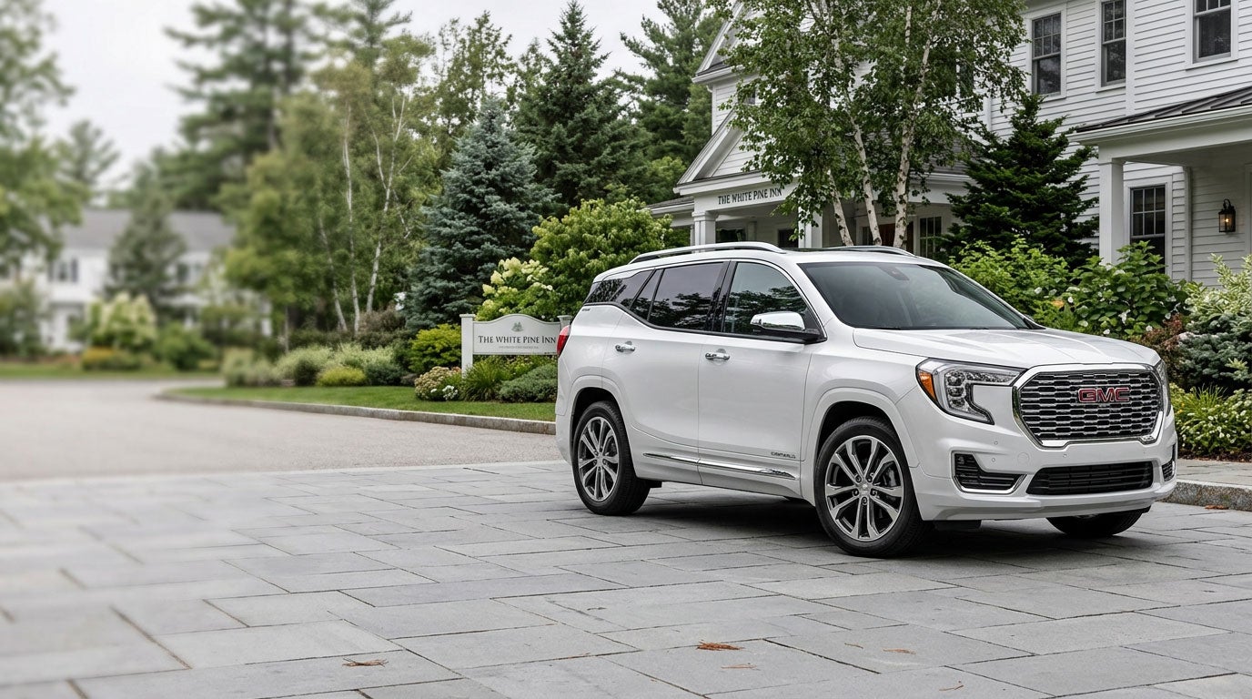 2026 GMC Terrain Denali at a Southern Maine inn