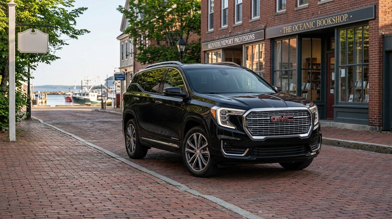 2026 GMC Terrain Denali in a Southern Maine coastal town