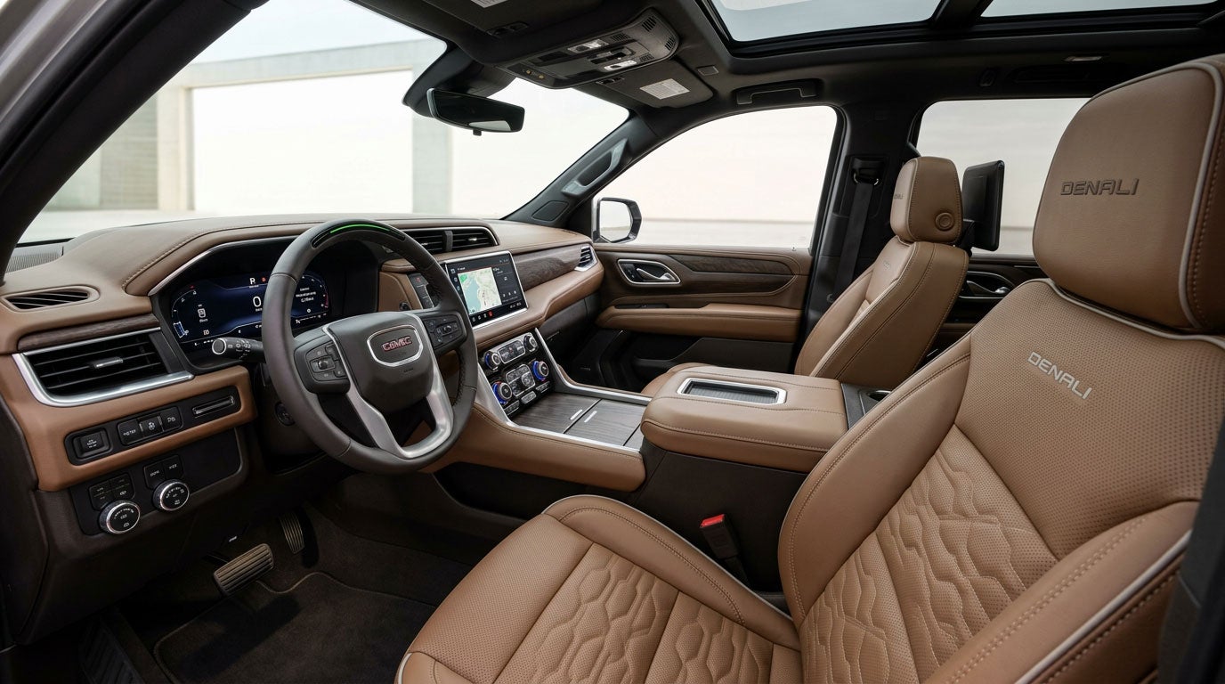 2026 GMC Yukon Denali premium leather interior