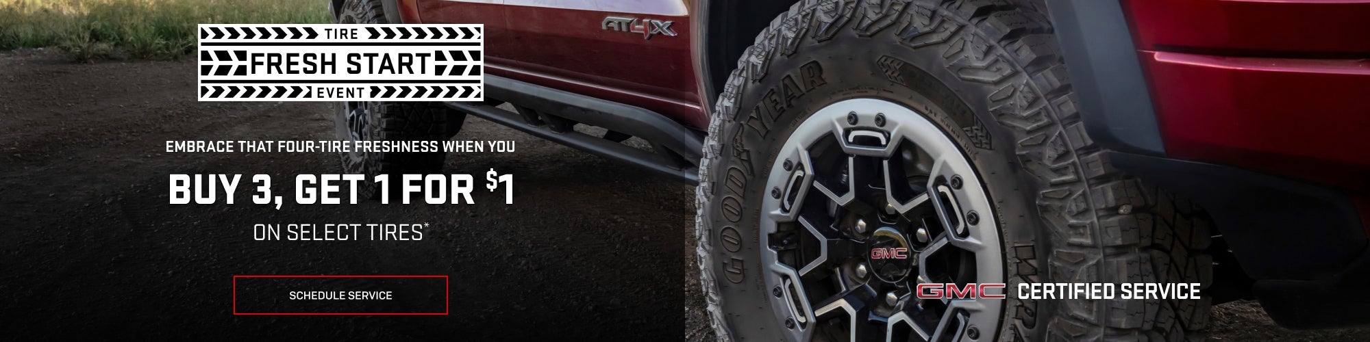 Buy 3 tires get 1 for $1.00! at Weirs Motor Sales in Arundel ME